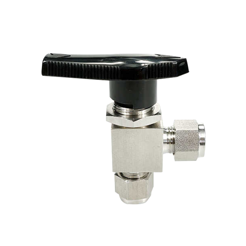 Steel Duplex Ferrule 90 Degree Angle Ball Valve