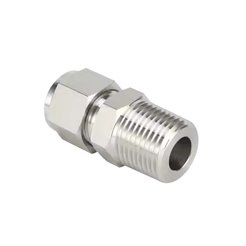 Steel Double Ferrules Male Fittings